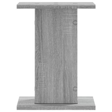 Plant Stands 2 pcs Grey Sonoma - Engineered Wood | Hipomarket