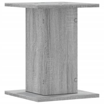 Plant Stands 2 pcs Grey Sonoma - Engineered Wood | Hipomarket