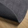 HUARTE Short Pile Washable Rug Ø 120 cm - Soft Anthracite