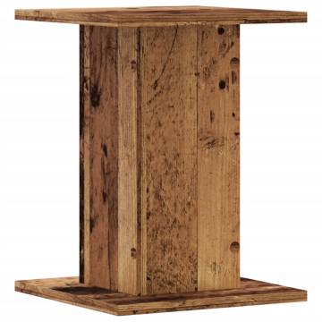 Stylish Plant Stands - Set of 2 Old Wood | Hipo Market