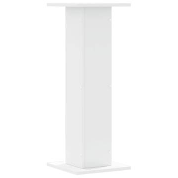 White Plant Stands 2 pcs - 30x30x80 cm Engineered Wood