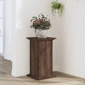 Brown Oak Plant Stand - Stylish & Durable | Hipo Market