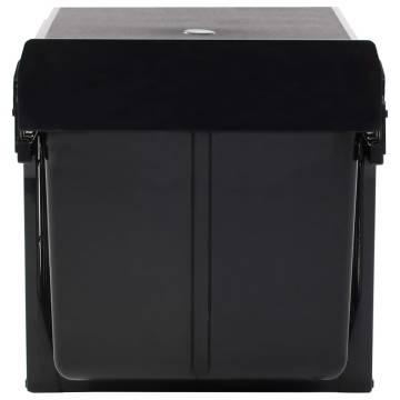 48L Soft-Close Pull-Out Dustbin for Kitchen Cupboards