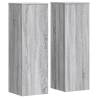 Plant Stands 2 pcs Grey Sonoma - Engineered Wood | HipoMarket