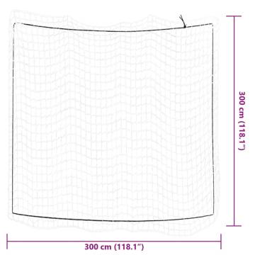 Trailer Net with Elastic Rope 3x3m - Durable & Safe Cargo Transport