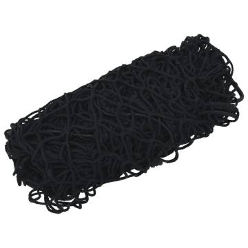 Trailer Net with Elastic Rope Black 3.5x3 m PP - Hipomarket