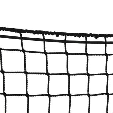 Trailer Net with Elastic Rope Black 3.5x3 m PP - Hipomarket