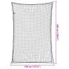 Trailer Net with Elastic Rope Black 5x3.5m - Safe Cargo Transport