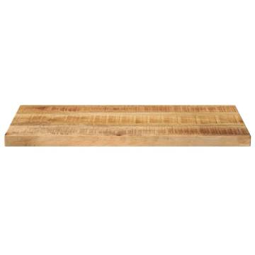 Table Top 40x20x2.5 cm Rectangular Solid Wood Rough Mango