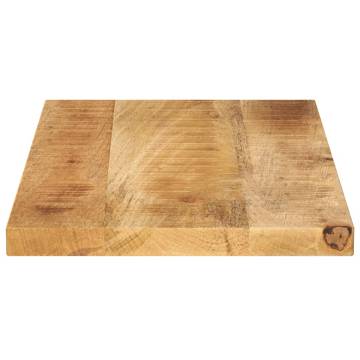 Table Top 40x20x2.5 cm Rectangular Solid Wood Rough Mango