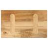 Table Top 40x20x2.5 cm Rectangular Solid Wood Rough Mango