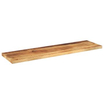 Rectangular Solid Wood Table Top - 100x20x2.5 cm