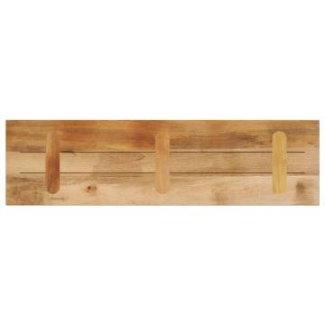 Rectangular Solid Wood Table Top - 100x20x2.5 cm