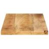 Solid Wood Table Top 40x30 cm | Rustic Mango Finish