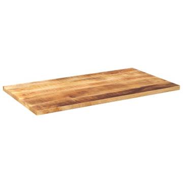 Rectangular Solid Wood Table Top 120x60cm - Rustic Charm