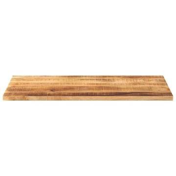 Rectangular Solid Wood Table Top 120x60cm - Rustic Charm