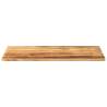 Rectangular Solid Wood Table Top 120x60cm - Rustic Charm