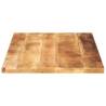 Rectangular Solid Wood Table Top 120x60cm - Rustic Charm