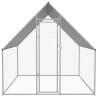 Galvanised Steel Outdoor Chicken Cage 2x2x1.92m | Hipo Market