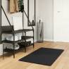 Rug HUARTE Short Pile Soft and Washable Black 60x110 cm Colour black Size 60 x 110 cm 