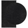 Soft Washable Black Rug HUARTE 60x110 cm - Cozy & Durable