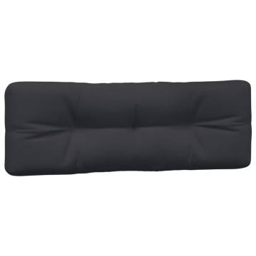 Pallet Cushions 5 pcs - Stylish Black Fabric for Outdoor & Indoor