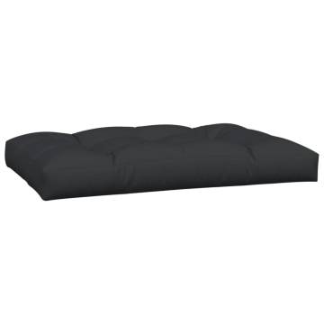 Pallet Cushions 5 pcs - Stylish Black Fabric for Outdoor & Indoor