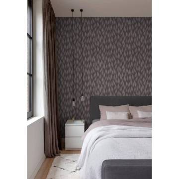 Noordwand Topchic Flames & Drops Wallpaper - Metallic Grey