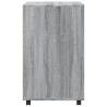 Rolling Cabinet Grey Sonoma - Durable & Mobile Storage Solution