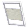 Pleated Blind Cream UK08 Colour cream Velux size code uk08 