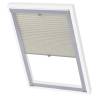 Pleated Blind Cream UK08 for Velux Windows | Hipomarket