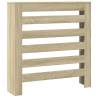 Stylish Sonoma Oak Radiator Cover - 78x20x82 cm