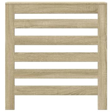 Stylish Sonoma Oak Radiator Cover - 78x20x82 cm