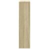 Stylish Sonoma Oak Radiator Cover - 78x20x82 cm