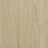 Stylish Sonoma Oak Radiator Cover - 78x20x82 cm