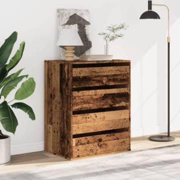 Corner Chest of Drawers - Classic Old Wood Design | HipoMarket