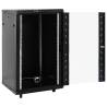 18U Network Cabinet - IP20 Black 60x60x100 cm | HipoMarket