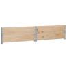 Pallet Collars 2 pcs 100x100 cm Solid Wood Pine - HipoMarket