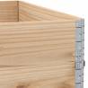 Pallet Collars 2 pcs 100x100 cm Solid Wood Pine - HipoMarket