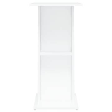 Stylish White Aquarium Stand - Engineered Wood 60.5x36x72.5 cm