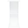 Stylish White Aquarium Stand - Engineered Wood 60.5x36x72.5 cm