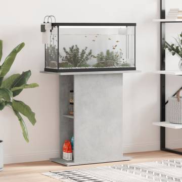 Aquarium Stand Concrete Grey - Stylish & Durable Support