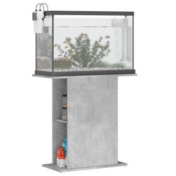 Aquarium Stand Concrete Grey - Stylish & Durable Support