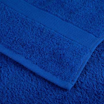 Premium SOLUND Shower Towels - 10pcs Blue 70x140cm 600gsm