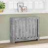  Radiator Cover Concrete Grey 104x20x82 cm Engineered Wood Colour concrete grey Size 104 x 20 x 82 cm Quantity in Package 1 Design vertical slats 