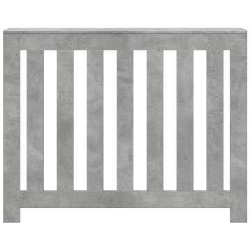 Modern Concrete Grey Radiator Cover | Stylish Engineered Wood Design