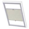 Pleated Blind Cream FK06 Colour cream Velux size code fk06 