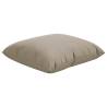 Comfortable Taupe Sofa Cushions - 4 pcs 40x40 cm