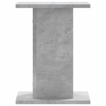 Speaker Stands 2 pcs Concrete Grey - Durable & Stylish Design