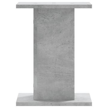 Speaker Stands 2 pcs Concrete Grey - Durable & Stylish Design